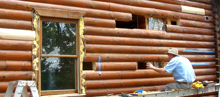 Log Home Repair Wilton, Alabama