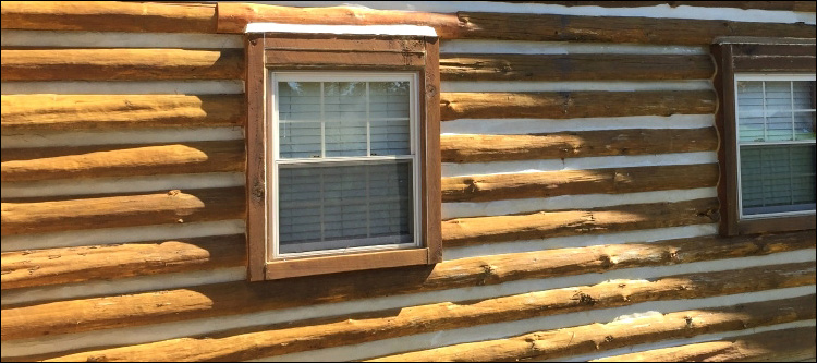 Log Home Whole Log Replacement  Wilton, Alabama
